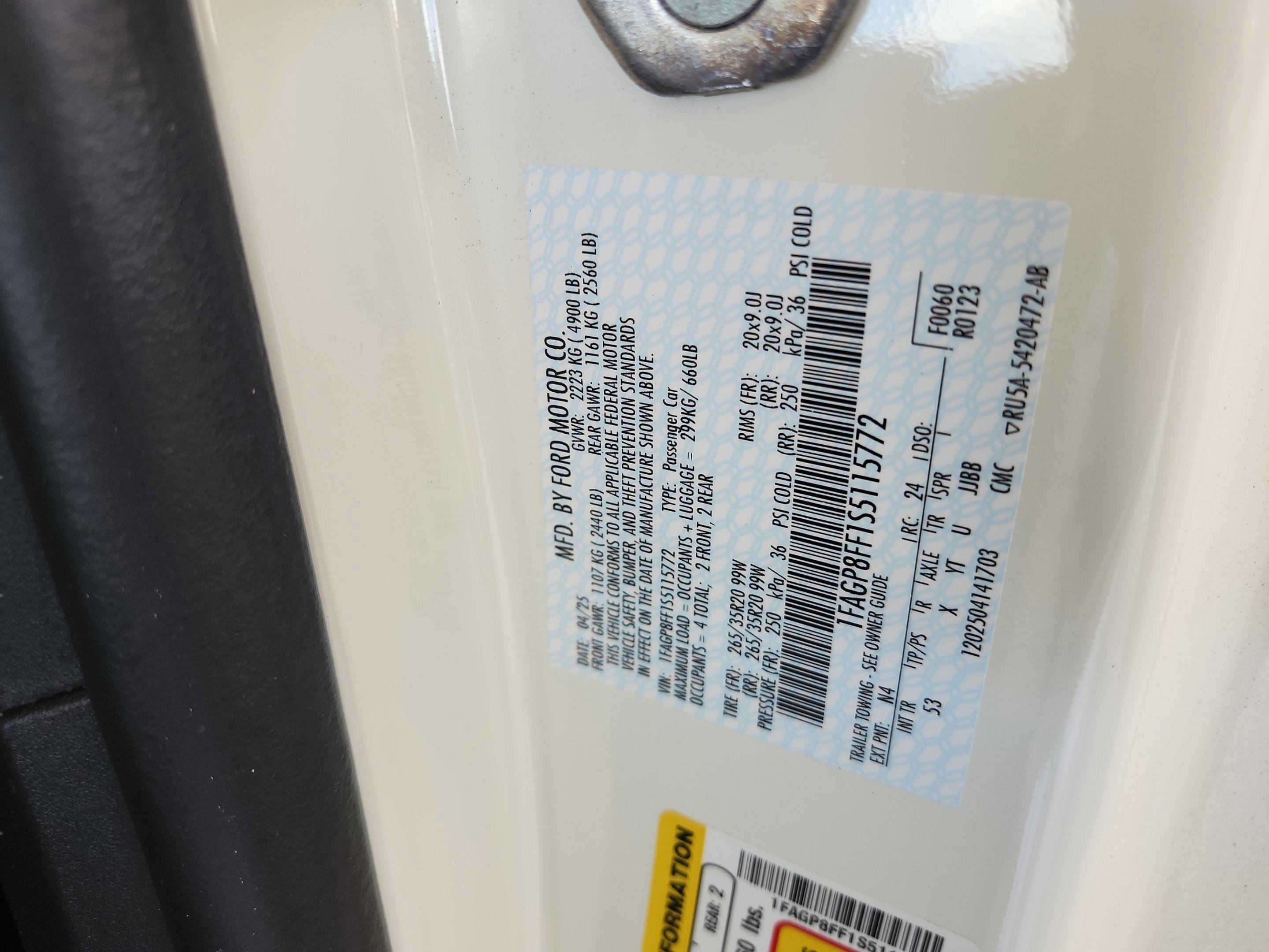 Certified 2025 Ford Mustang GT Premium w/ 60th Anniversary Package image 26