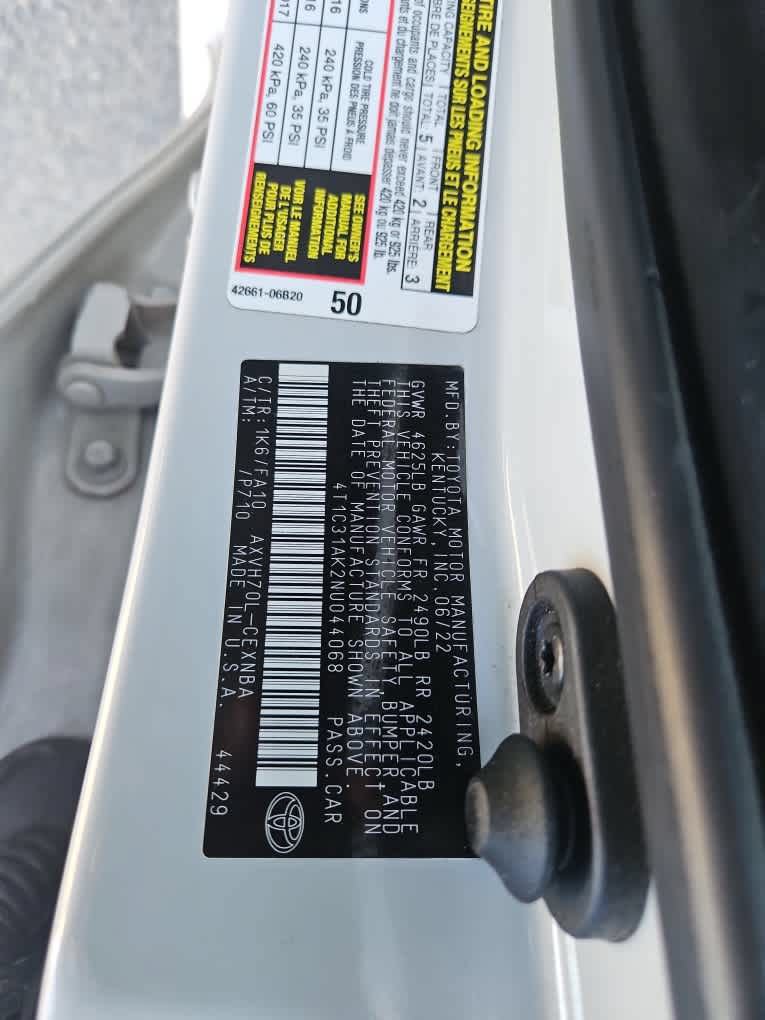 Used 2022 Toyota Camry LE FWD image 21