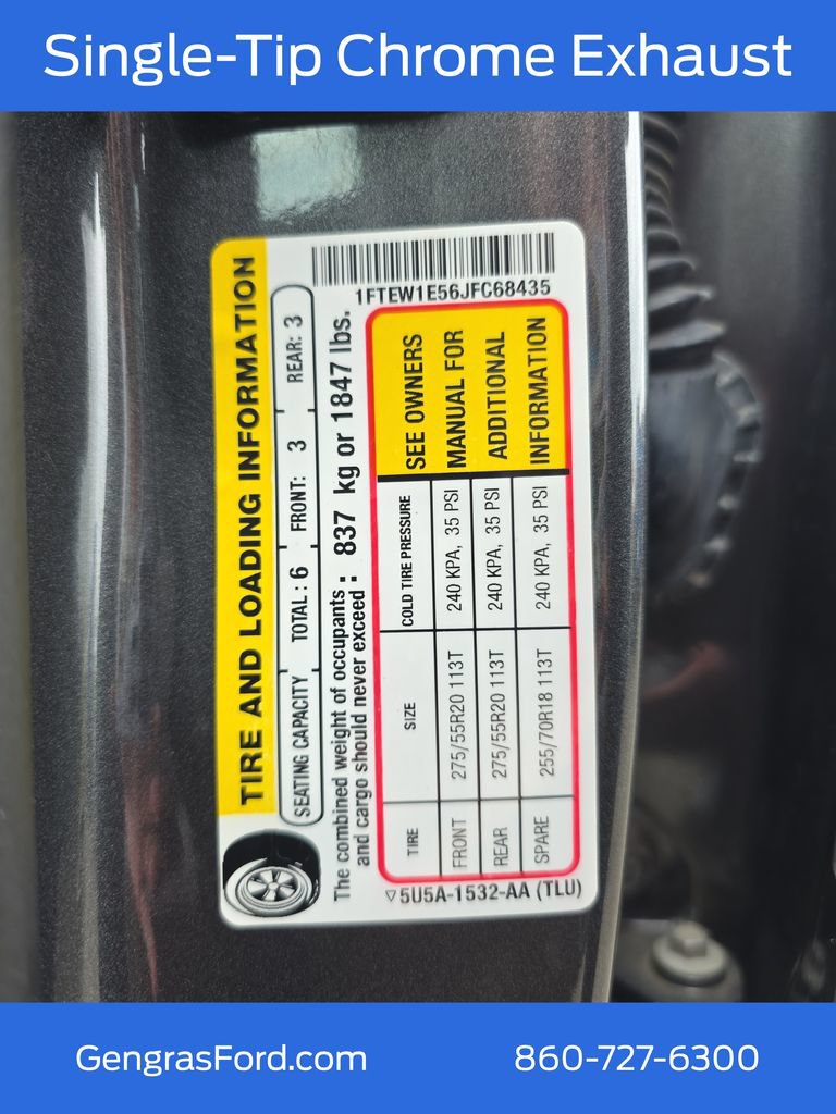 Certified 2018 Ford F150 XLT w/ Equipment Group 302A Luxury AWD/4WD image 24