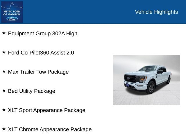 Certified 2023 Ford F150 XLT w/ Equipment Group 302A High AWD/4WD image 2
