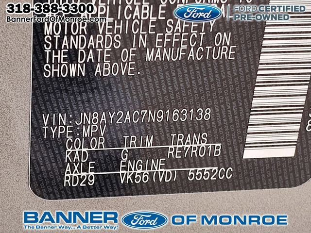 Used 2022 Nissan Armada SV image 12