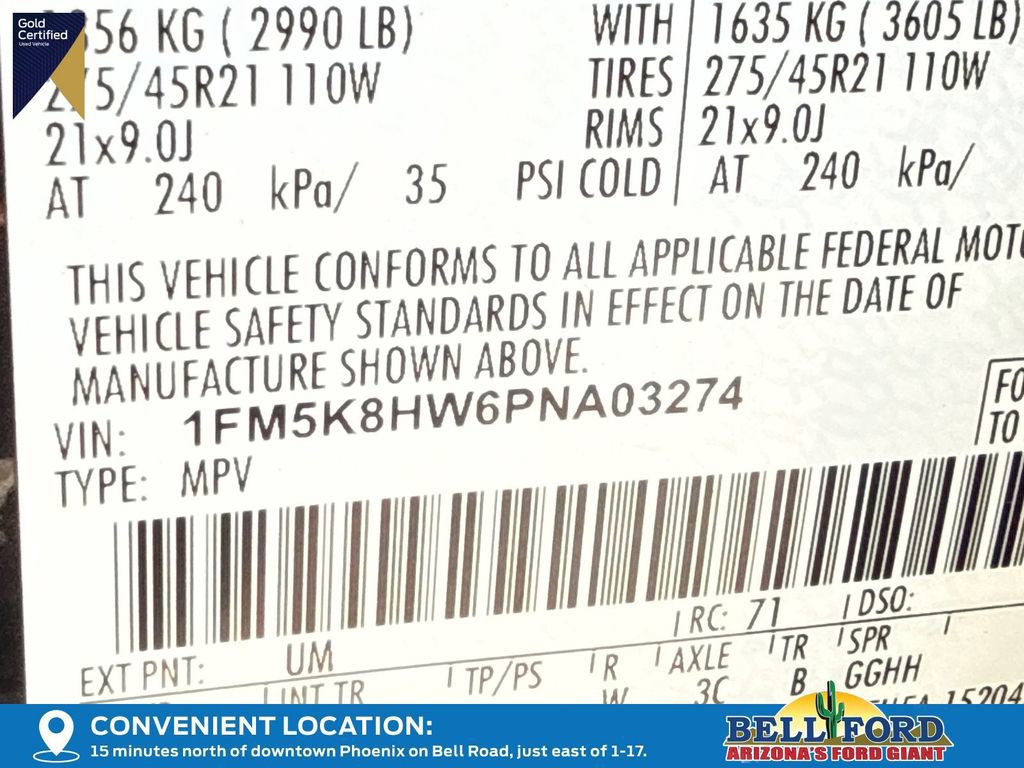 Certified 2023 Ford Explorer Platinum w/ Class IV Trailer Tow Package image 33