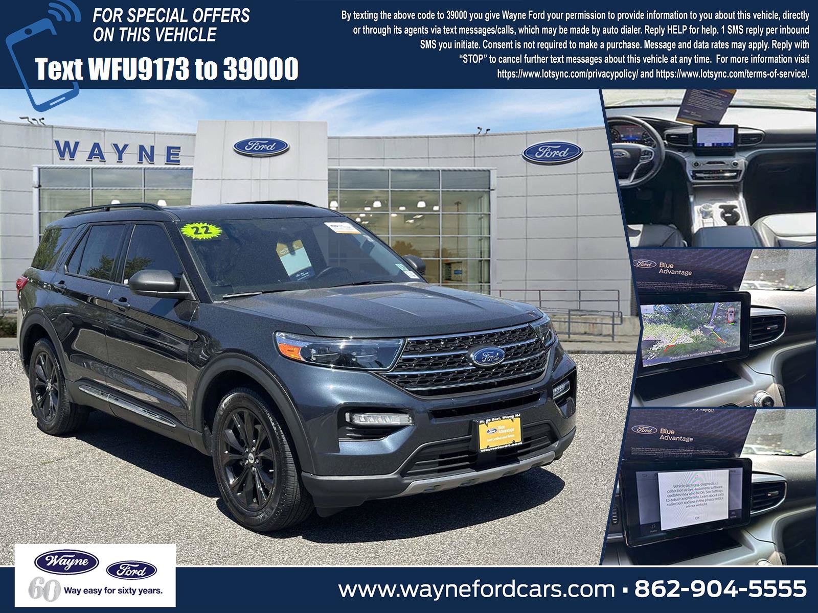 Certified 2022 Ford Explorer XLT w/ Equipment Group 202A
