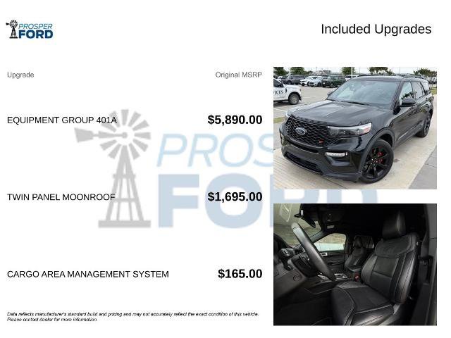 Certified 2023 Ford Explorer ST w/ Equipment Group 401A AWD/4WD image 3