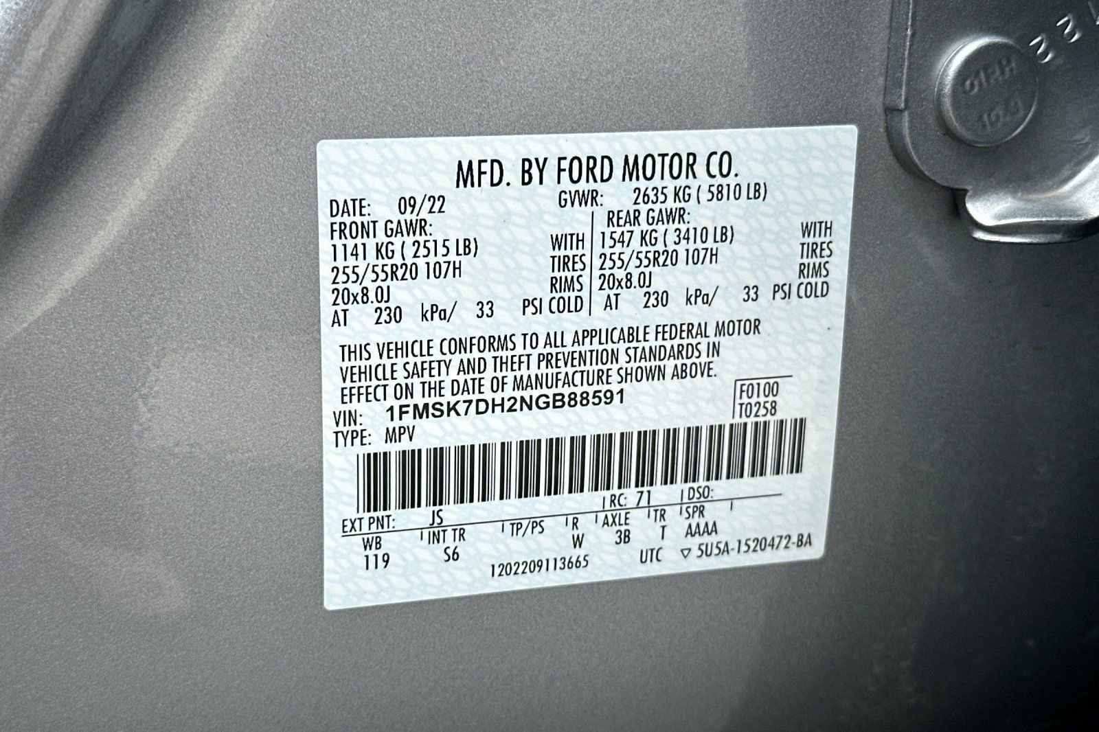 Certified 2022 Ford Explorer XLT w/ Equipment Group 202A RWD image 31