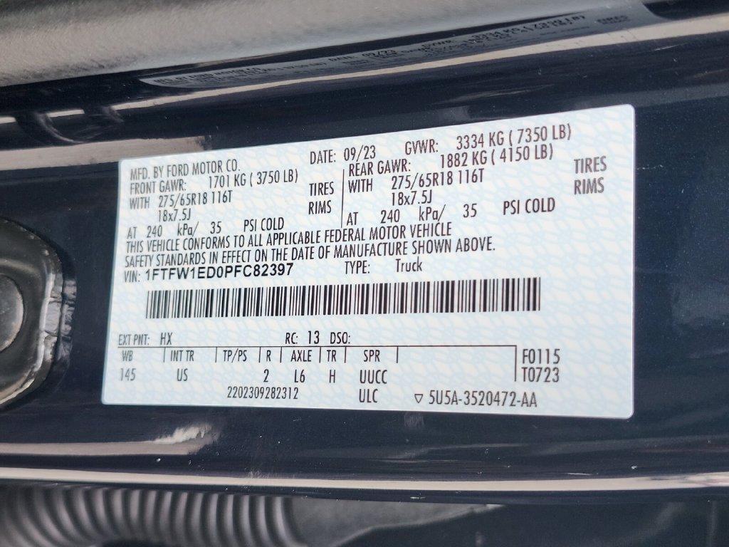 Certified 2023 Ford F150 XLT w/ Equipment Group 302A High AWD/4WD image 34
