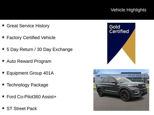 Certified 2024 Ford Explorer ST w/ Equipment Group 401A AWD/4WD image 4