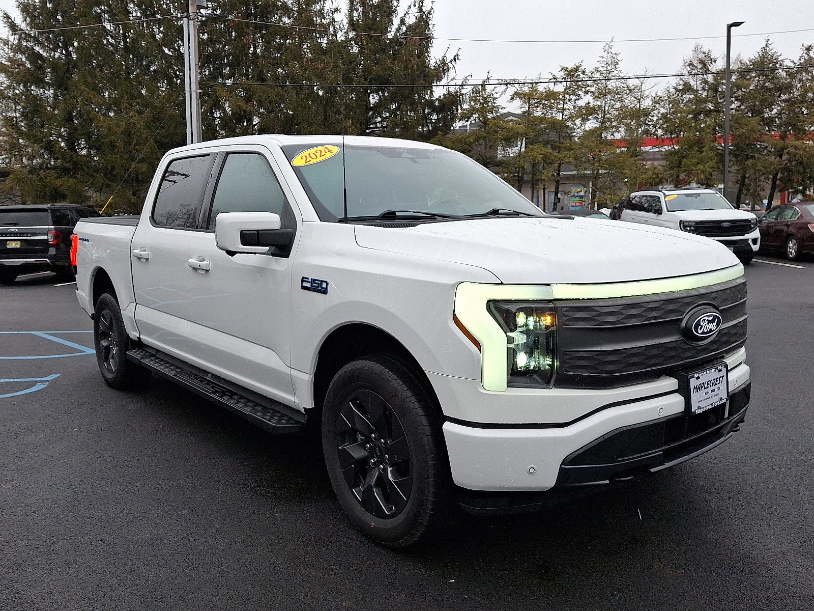 Certified 2024 Ford F150 Lightning Lariat w/ Max Trailer Tow Package image 7