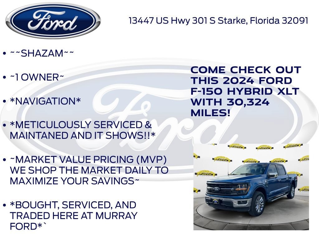 Certified 2024 Ford F150 XLT w/ Equipment Group 302A MID AWD/4WD image 5