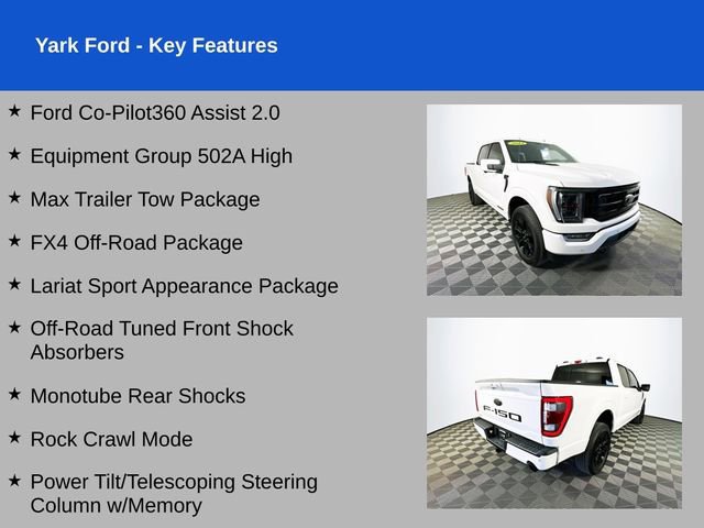 Certified 2023 Ford F150 Lariat w/ Equipment Group 502A High image 11