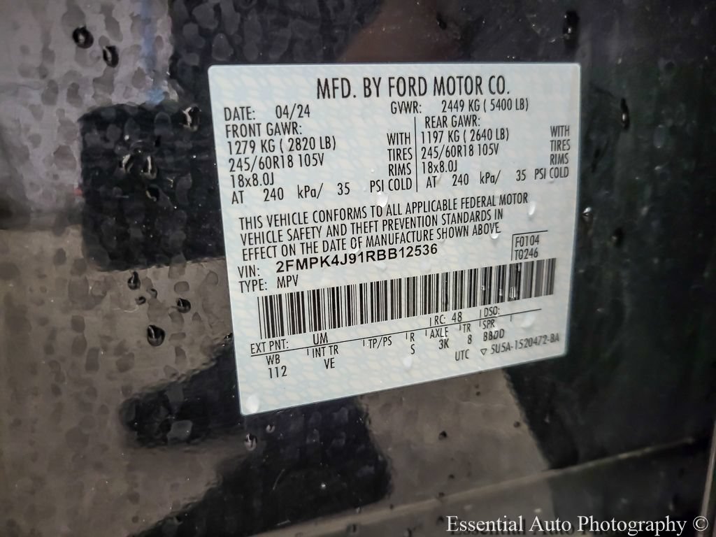 Certified 2024 Ford Edge SEL w/ Convenience Package AWD/4WD image 29