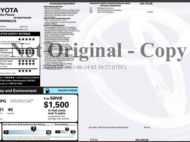 Used 2021 Toyota Corolla SE FWD image 4
