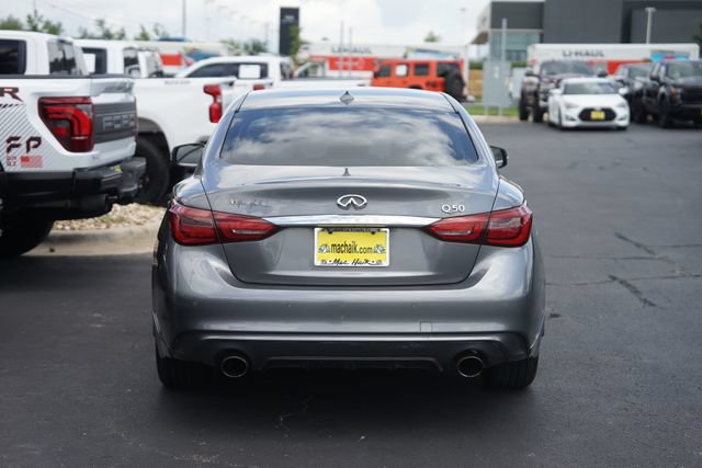 Used 2018 INFINITI Q50 Luxe w/ Essential Package (3.0T Luxe) RWD image 7