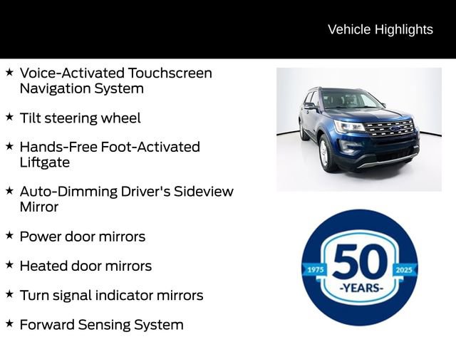 Certified 2017 Ford Explorer XLT w/ Equipment Group 202A AWD/4WD image 21
