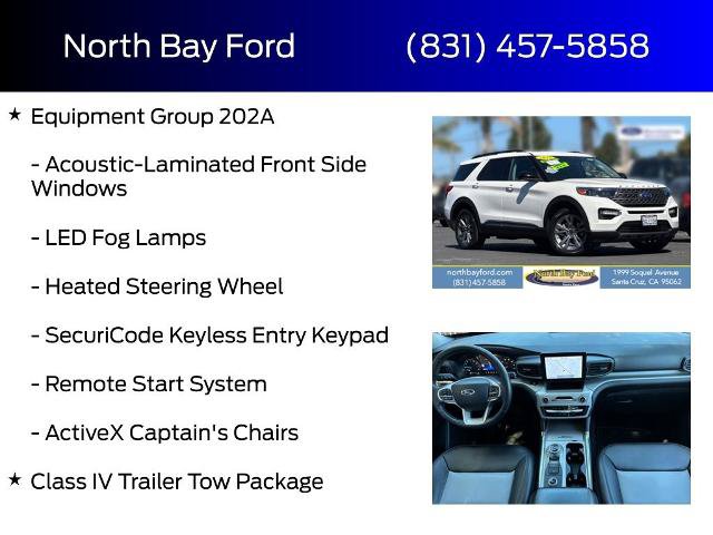 Certified 2022 Ford Explorer XLT w/ Equipment Group 202A AWD/4WD image 8