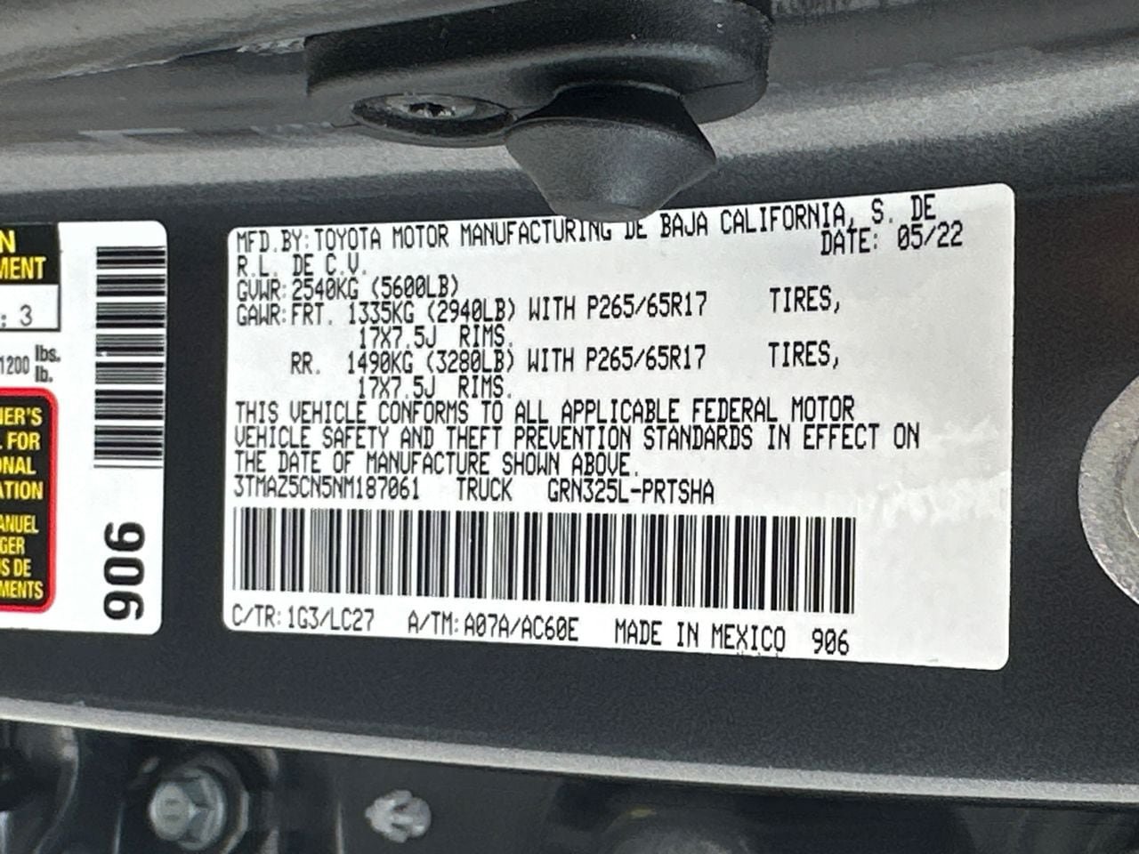 Used 2022 Toyota Tacoma TRD Sport w/ TRD Premium Sport Package RWD image 36