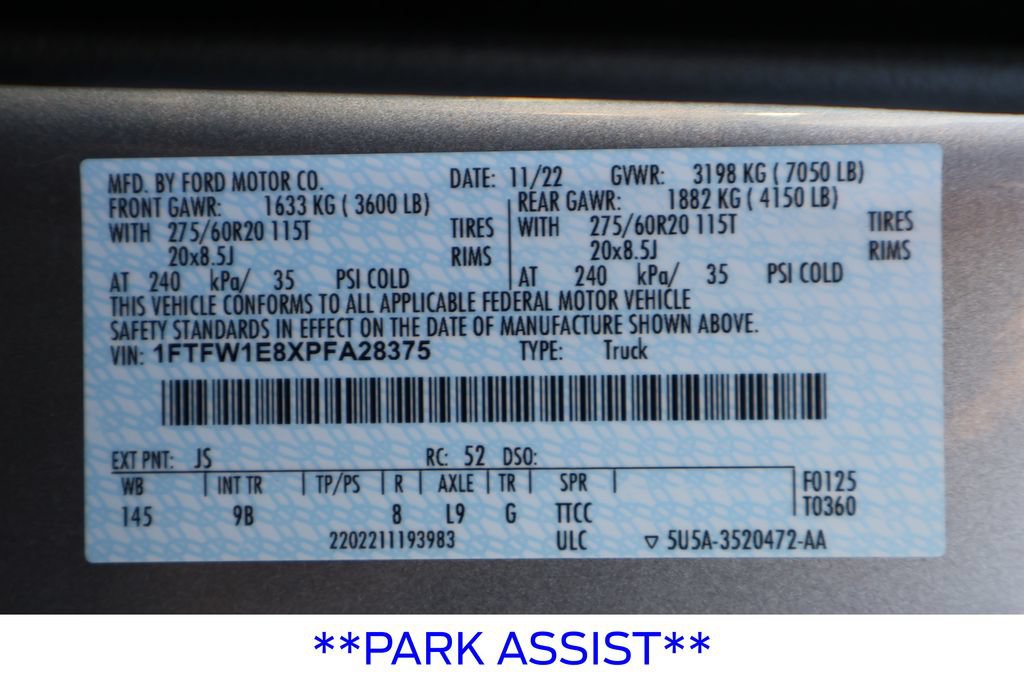 Certified 2023 Ford F150 Platinum w/ Equipment Group 701A High AWD/4WD image 48
