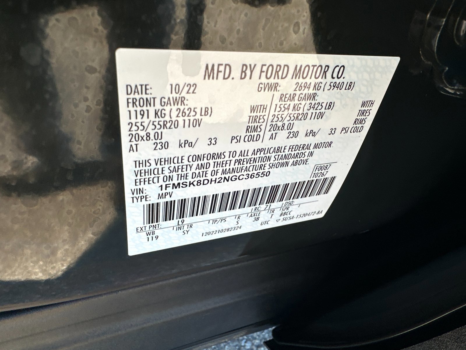 Certified 2022 Ford Explorer XLT w/ Equipment Group 202A image 31