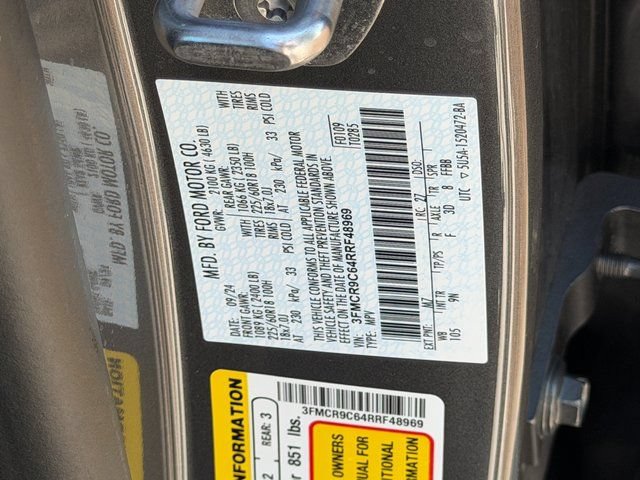 Certified 2024 Ford Bronco Sport Outer Banks w/ Tech Package AWD/4WD image 30