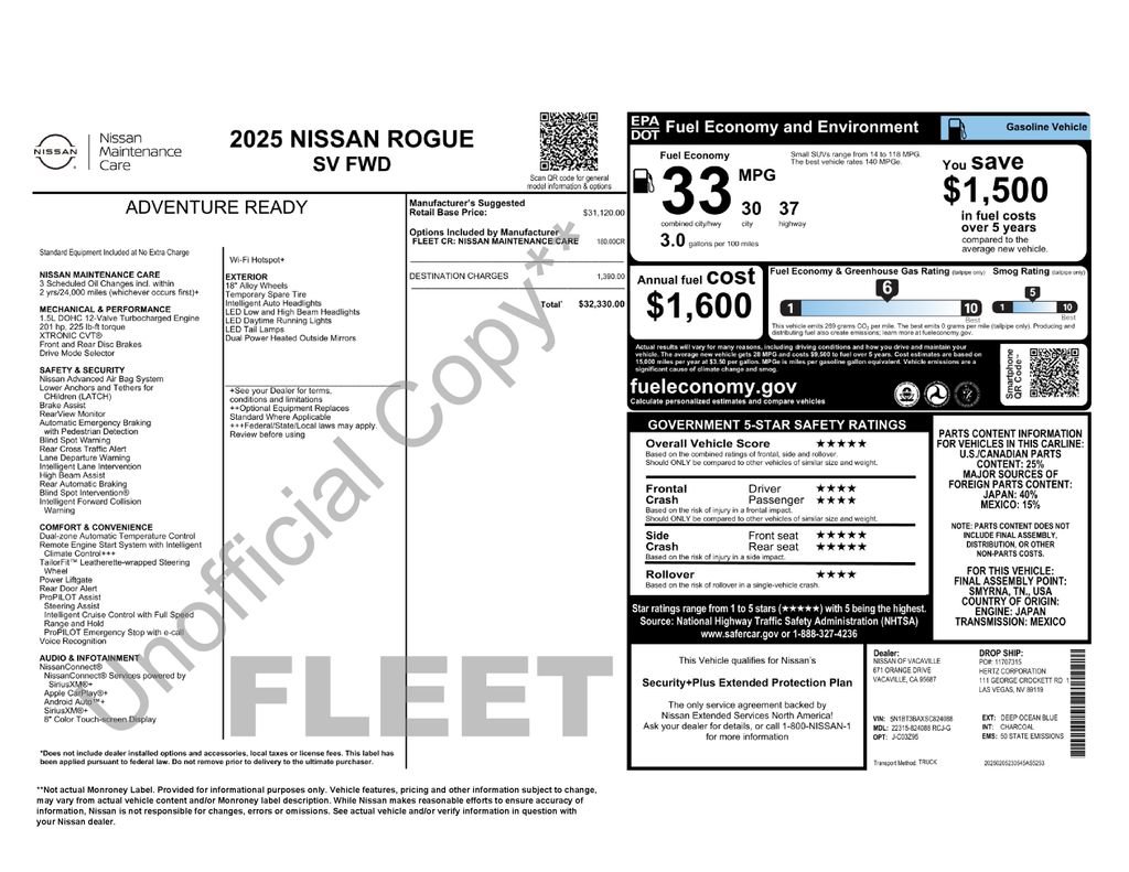 Used 2025 Nissan Rogue SV FWD image 26