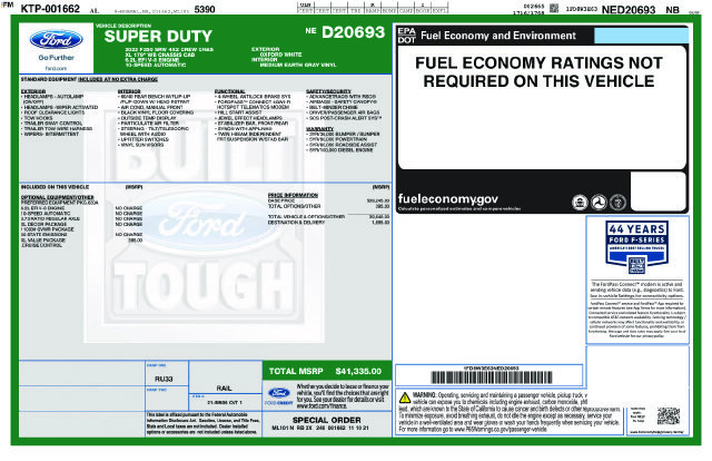 Certified 2022 Ford F350 XL w/ XL Value Package RWD image 27