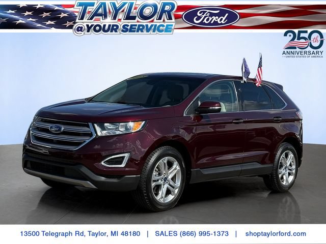 Certified 2018 Ford Edge Titanium w/ Ford Safe & Smart Package