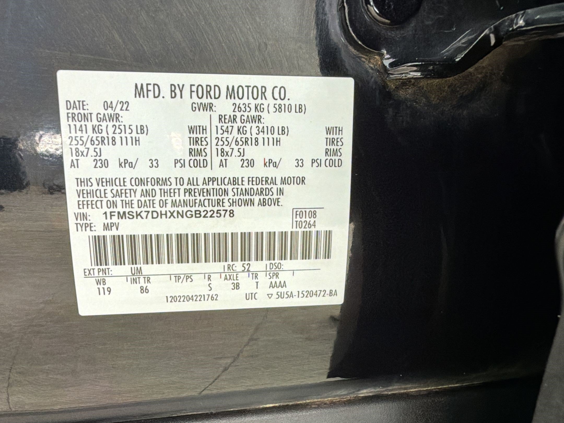 Certified 2022 Ford Explorer XLT RWD image 25
