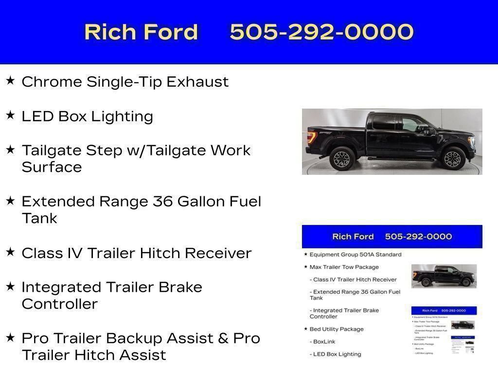 Certified 2023 Ford F150 Lariat w/ Max Trailer Tow Package AWD/4WD image 64