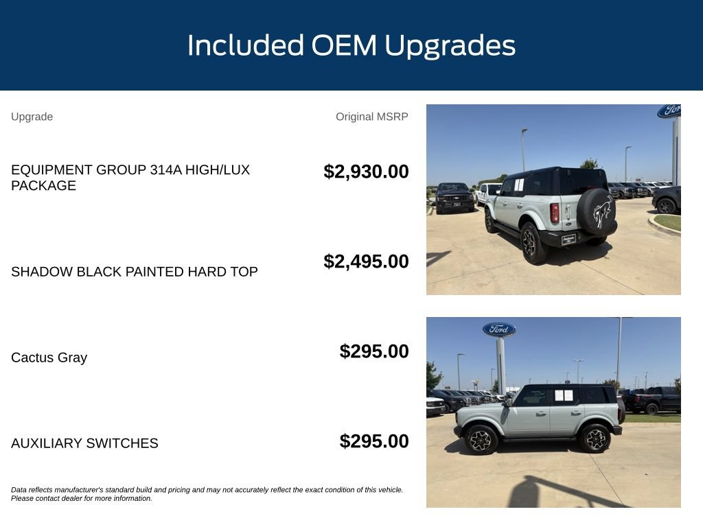 Certified 2024 Ford Bronco Outer Banks AWD/4WD image 11