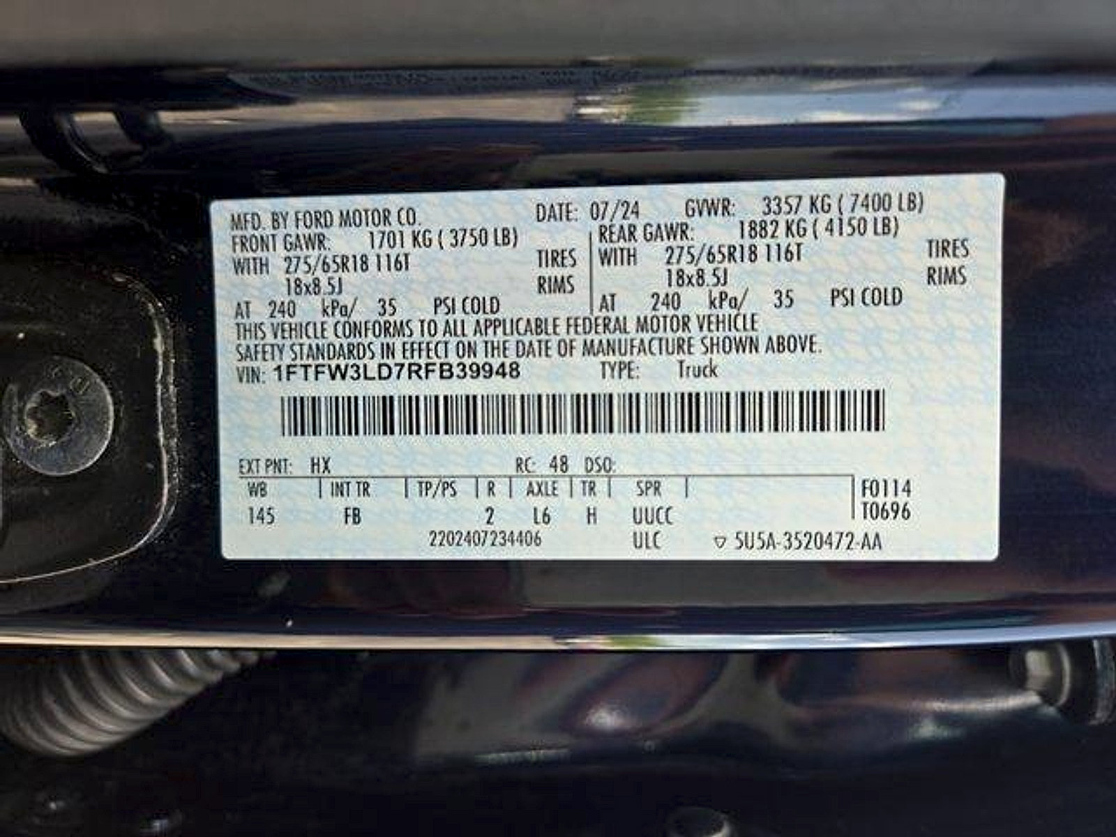 Certified 2024 Ford F150 XLT w/ Equipment Group 302A MID AWD/4WD image 26