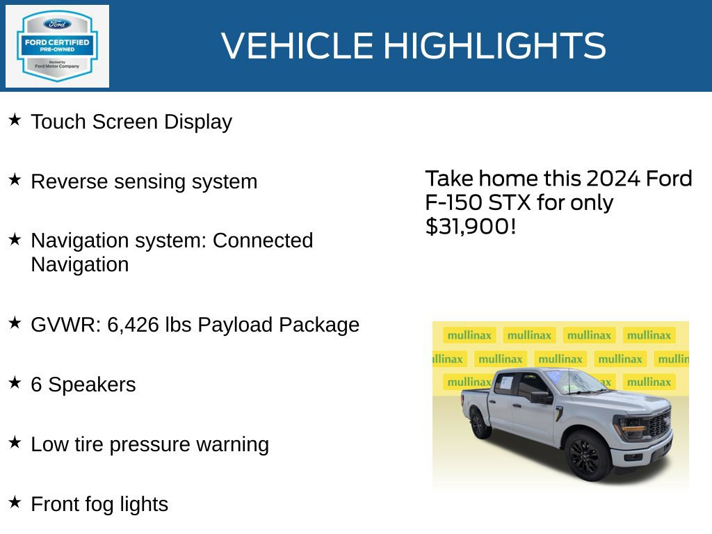 Certified 2024 Ford F150 STX RWD image 22