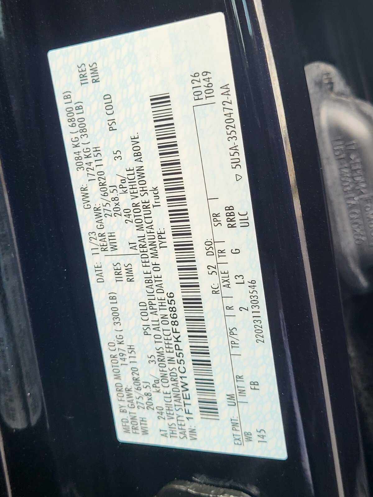 Certified 2023 Ford F150 XLT w/ Equipment Group 302A High image 34