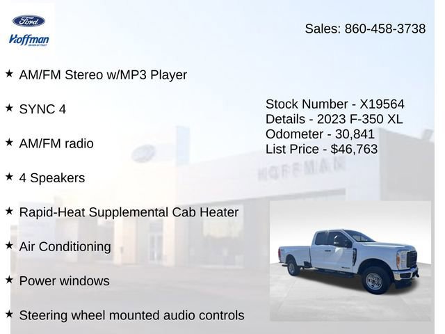 Certified 2023 Ford F350 XL w/ Snow Plow Prep Package AWD/4WD image 11