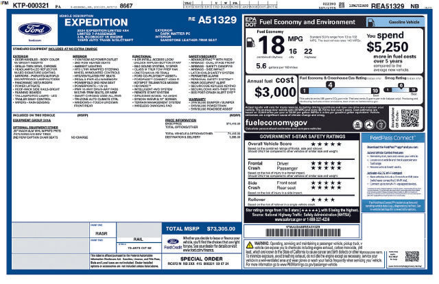 Certified 2024 Ford Expedition Limited AWD/4WD image 18