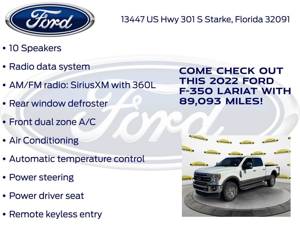 Certified 2022 Ford F350 Lariat w/ Chrome Package AWD/4WD image 22