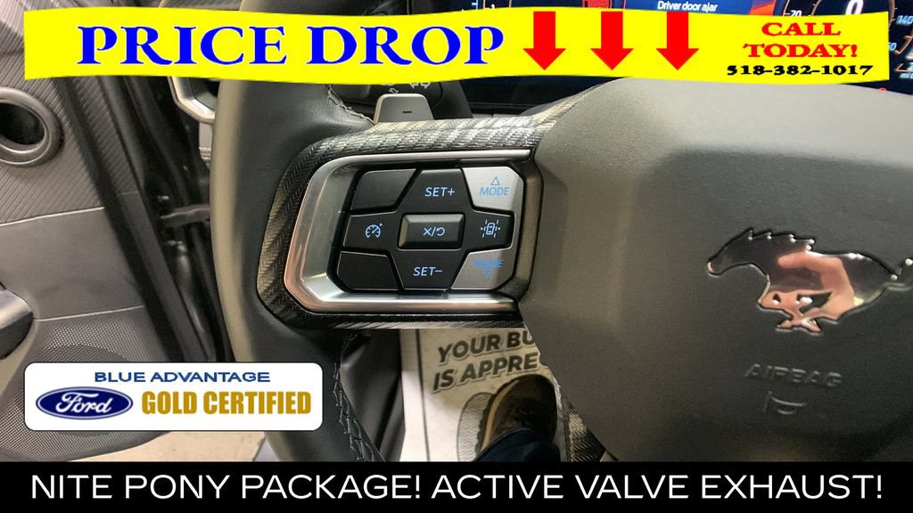 Certified 2025 Ford Mustang GT Premium w/ Mustang Nite Pony Package RWD image 26