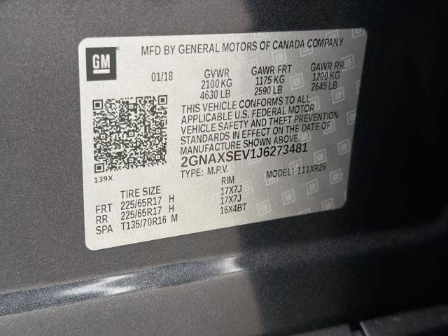 Used 2018 Chevrolet Equinox LT AWD/4WD image 36