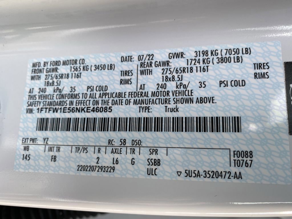 Certified 2022 Ford F150 XLT w/ Equipment Group 302A High image 52