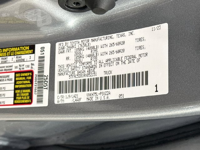 Used 2024 Toyota Tundra Platinum AWD/4WD image 34