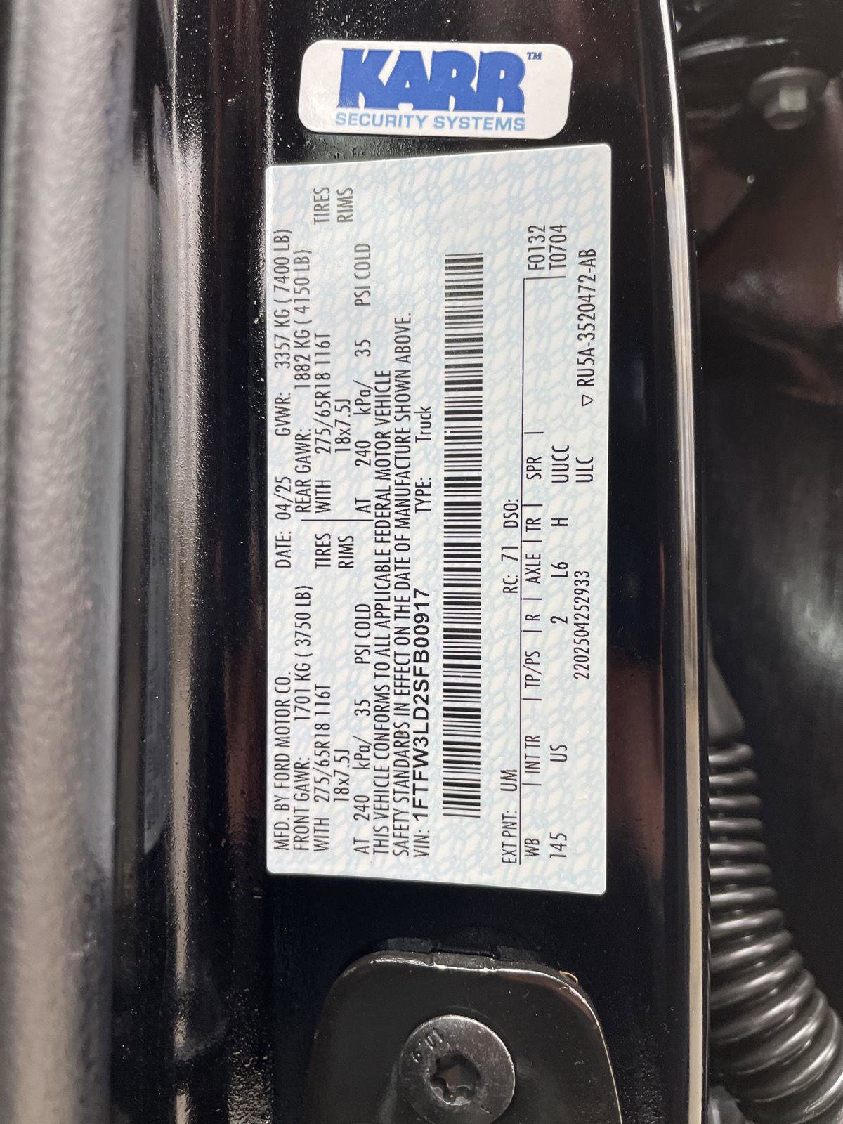 Certified 2025 Ford F150 XLT w/ Equipment Group 301A Standard AWD/4WD image 32