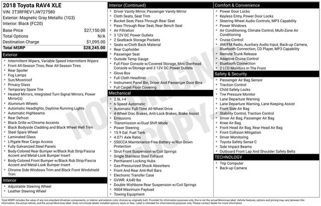 Used 2018 Toyota RAV4 XLE AWD/4WD image 35