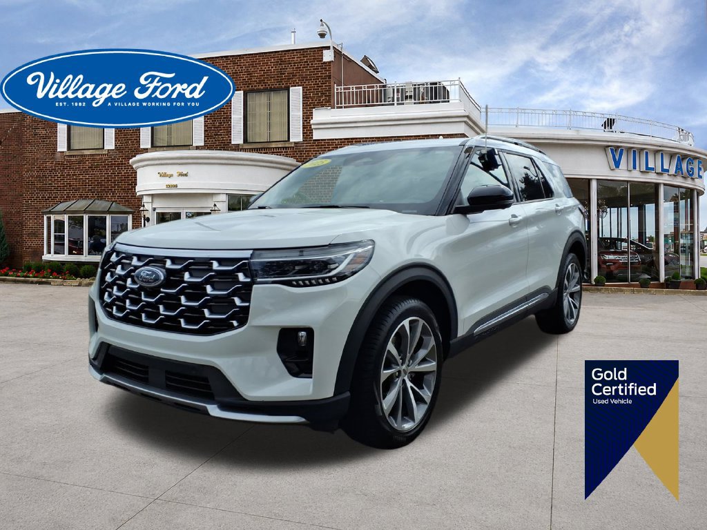 Certified 2025 Ford Explorer Platinum w/ Ultimate Package