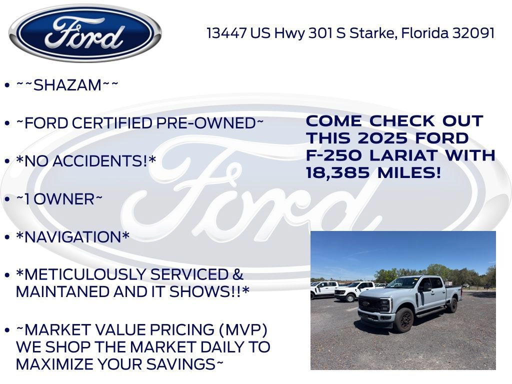 Certified 2025 Ford F250 Lariat w/ Lariat Ultimate Package image 9