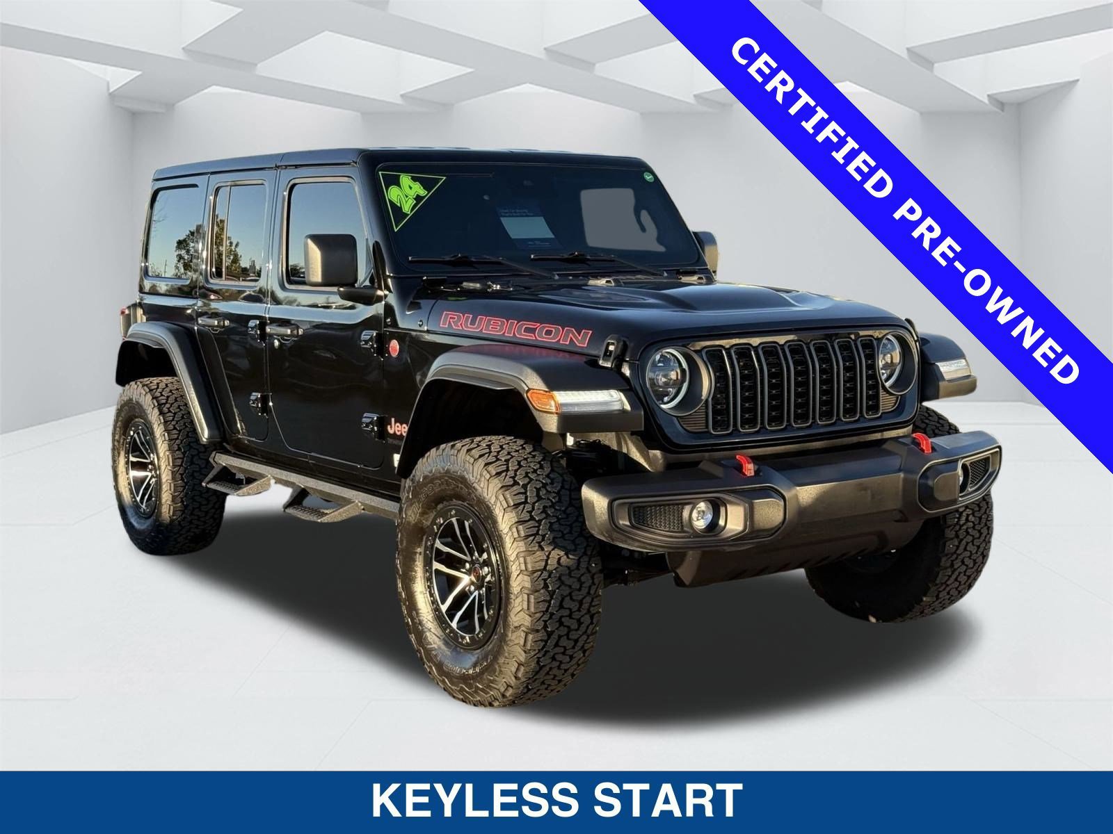 Used 2024 Jeep Wrangler Unlimited Rubicon w/ XTREMEE 35" Tire Package image 8