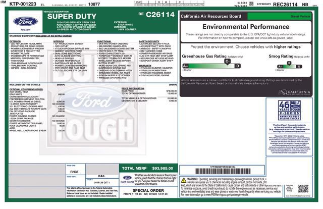 Certified 2024 Ford F350 King Ranch w/ FX4 Off-Road Package image 6