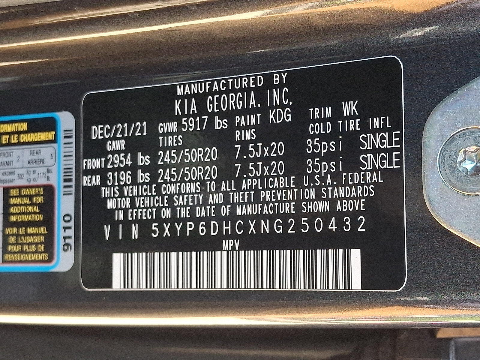 Used 2022 Kia Telluride S AWD/4WD image 27