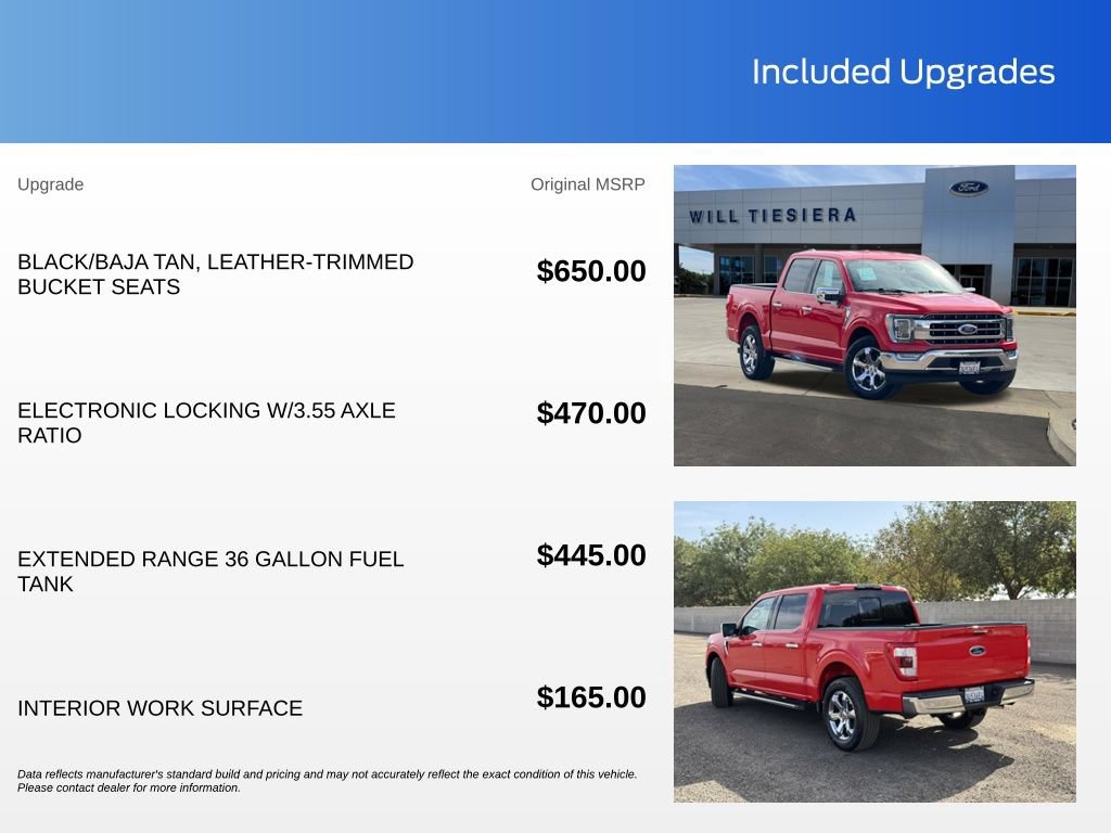 Certified 2021 Ford F150 Lariat w/ Equipment Group 502A High RWD image 10