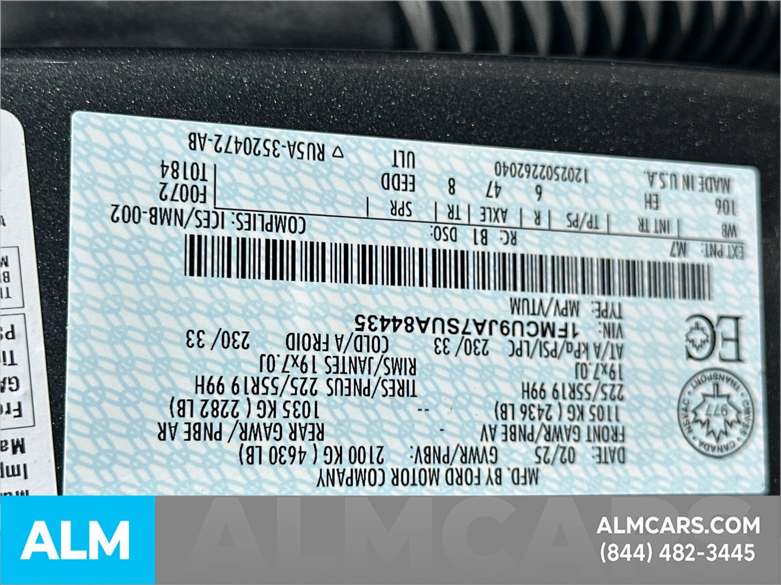 Certified 2025 Ford Escape Platinum AWD/4WD image 37