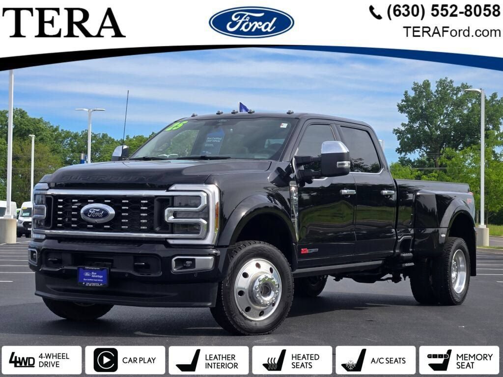 Certified 2025 Ford F450 Platinum w/ Platinum Plus Package