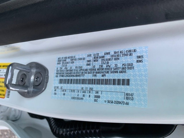 Certified 2022 Ford Escape SE AWD/4WD image 28